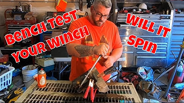 How To Bench Test A Winch Motor