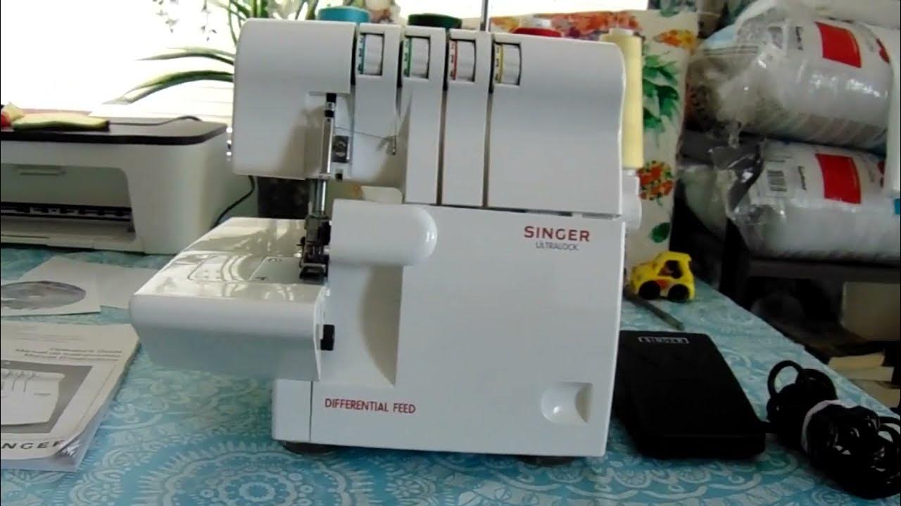 My Singer Ultralock Differential Feed Serger Part 2 YouTube