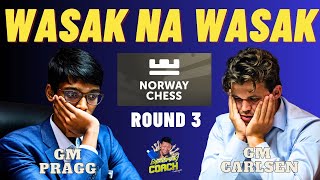 HINDI NAKAPORMA! DUROG! Pragg vs Carlsen! Norway Chess 2024 Round 3
