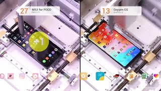 Top 55 Apps launch speed test:POCO F1 VS OnePlus 6