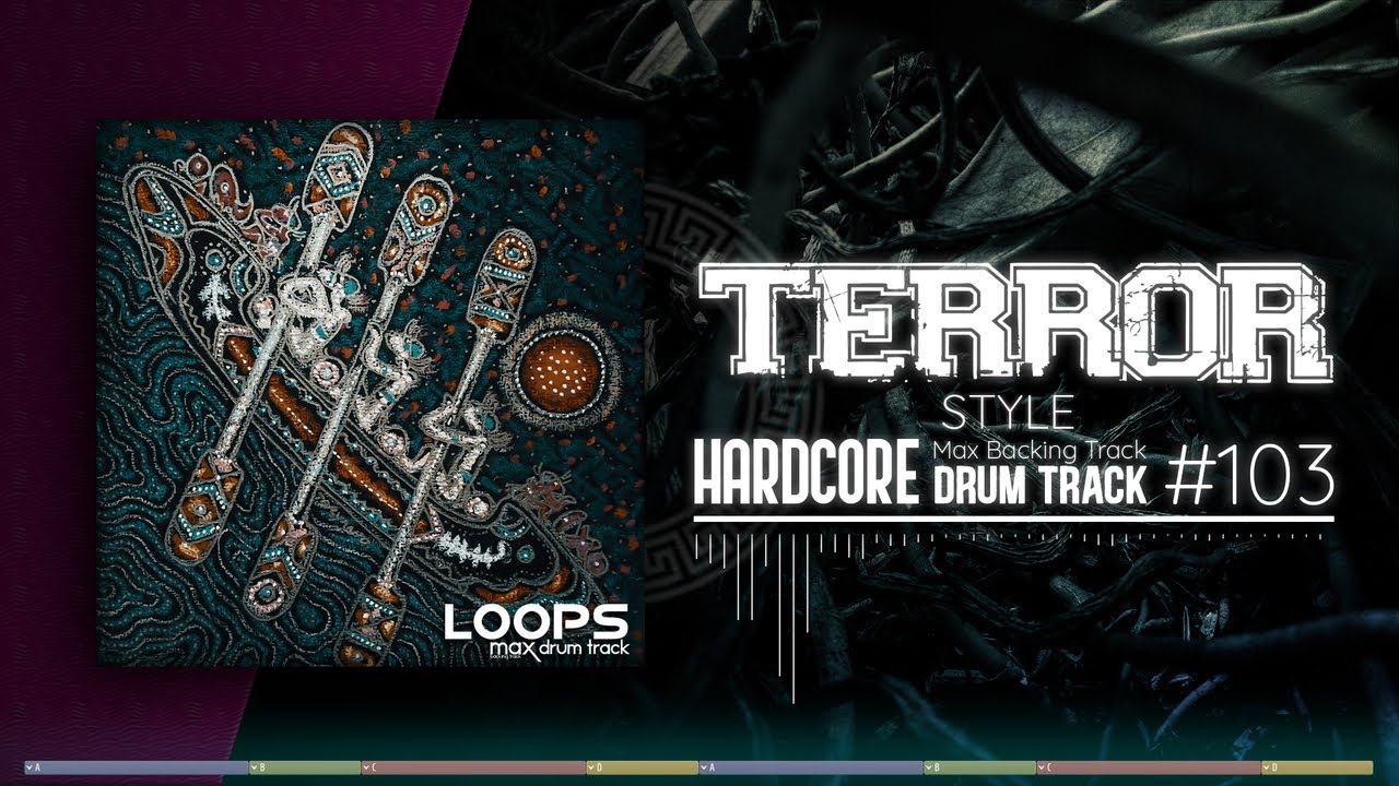 Terror Style Hardcore Drum Track / Terror Style / 190 bpm - YouTube