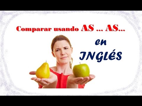 Comparativo de Igualdad en INGLES // as...as...