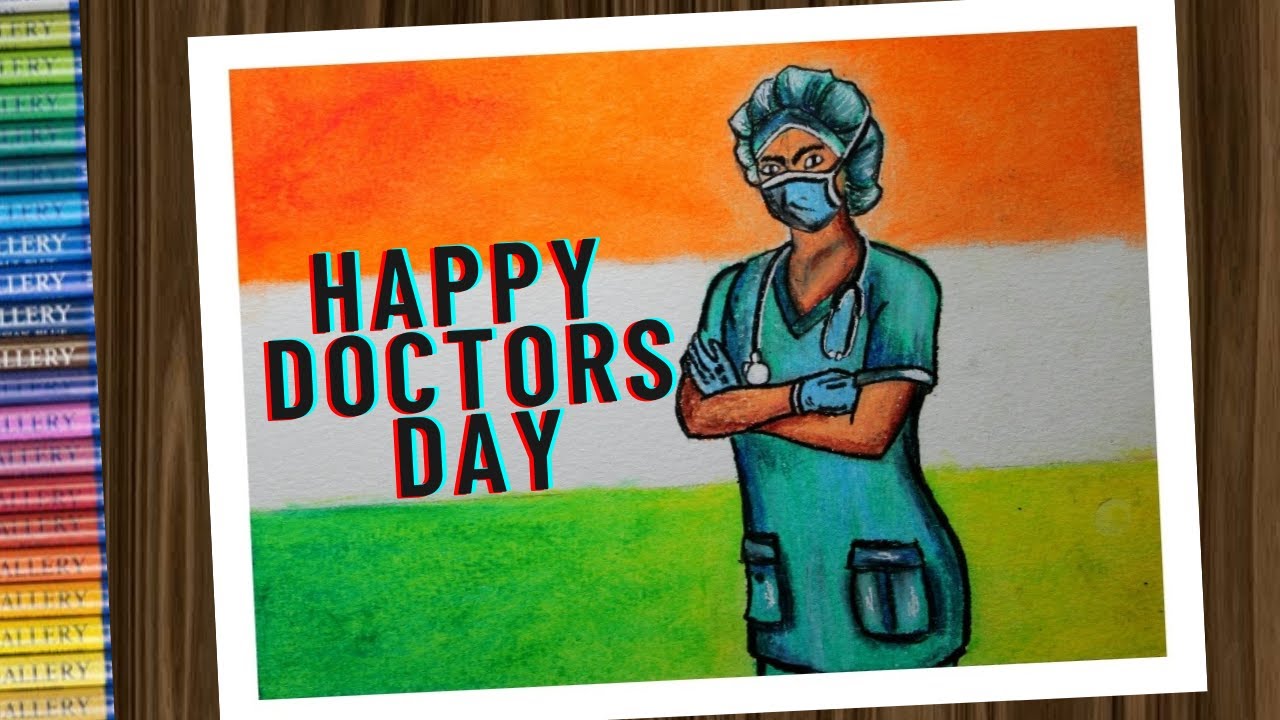 National Doctors day Drawing//Doctors day poster drawing 2023. - YouTube