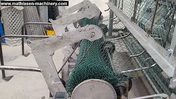 Bergandi Chain Link Fence Machine with compactor