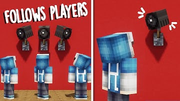 Minecraft: How To Build Working Camera | No Mods Or Addons!