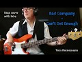 Bad company  cant get enough bass cover with tabs