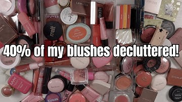 Blush Collection and Declutter 2025 | With Swatches!