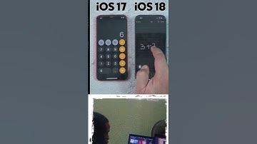 Apple iOS 17 vs iOS 18 Calculator features!