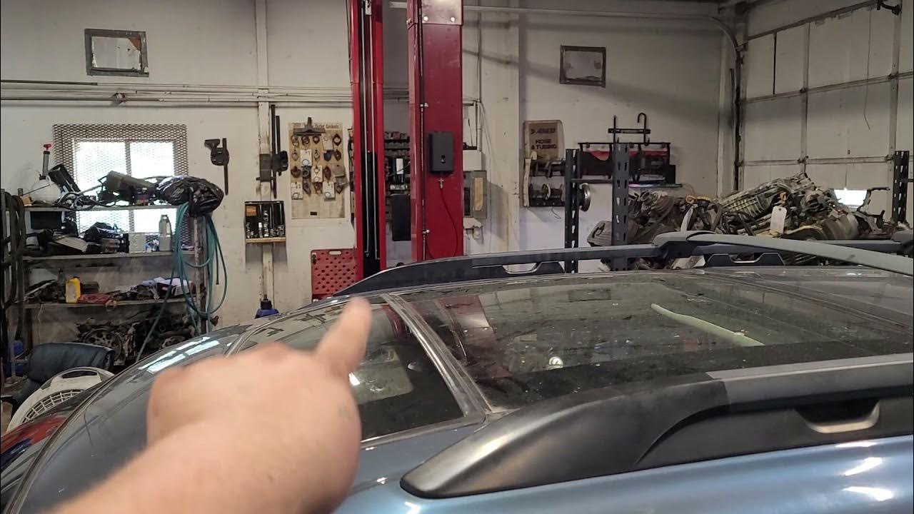 Subaru outback sunroof stuck open fix!! YouTube