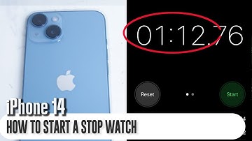 iPhone 14 - How to start a stopwatch  iPhone 14 / Plus / Pro / Pro Max