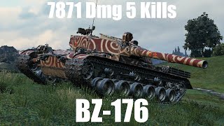 Epic World of Tanks Gameplay: BZ-176 Dominance with 7871 Damage and 5 Kills!