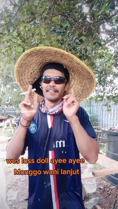gelas teri dibuntel godong