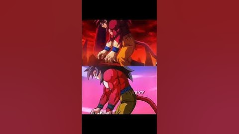Super Saiyan 4 Daima Goku vs SSJ4 GT