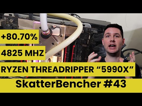 Ryzen Threadripper 5990X Overclocked to 4825 MHz With Zenith II Extreme Alpha | SkatterBencher #43