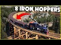 Transporting Iron On A Beautiful Route In RAILROADS Online!