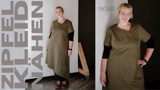 Zipfelkleid nähen mit Schnittmuster YUJA