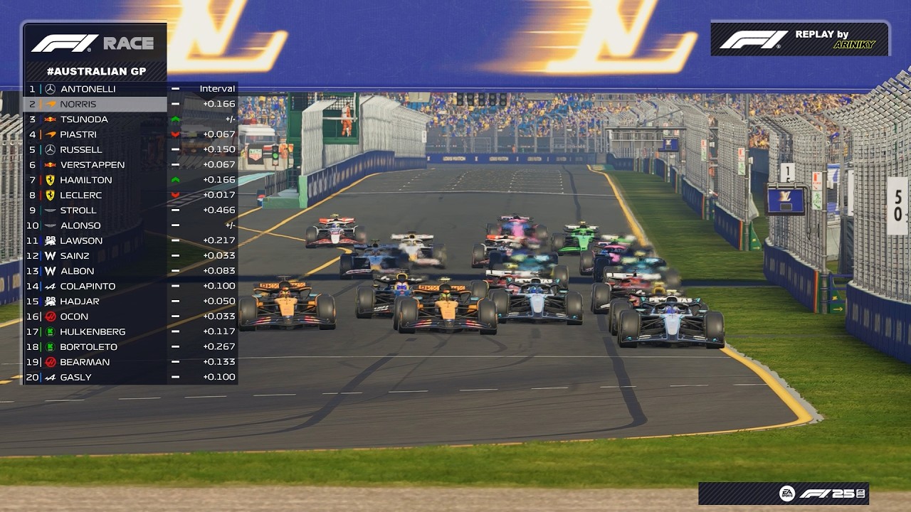 LIVE RACE | AUSTRALIAN GP - Albert Park Circuit Melbourne | F1 Gameplay