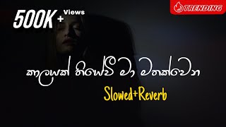 Kalayak Thiyewi -  කාලයක් තියේවී මා මතක්වෙන (Slowed+Reverb)