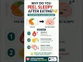 Ever wondered why you feel sleepy after food? #didyouknow #healthfacts #viral #shorts