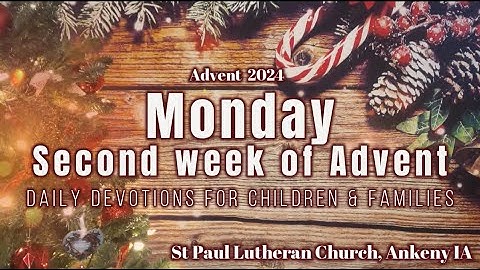 2024 SPLC Children & Families - Monday • Second Week of Advent