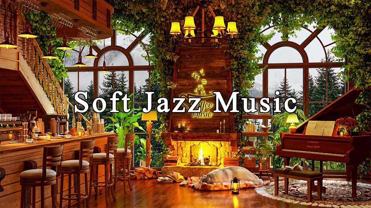 Cozy Coffee Shop Ambience \u0026 Smooth Jazz Music to Work, Study, Focus☕Relaxing Jazz Instrumental Music