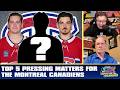 Top 5 Pressing Matters For The Montreal Canadiens | The Sick Podcast with Tony Marinaro July 21 2026