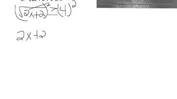 Algebra 2 Solving Radical Equations & Inequalities