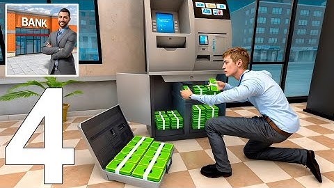 Idle Bank Simulator Money Game - Gameplay Walkthrough (Android) Part 4