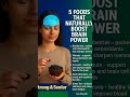5 foods that naturally boost brain power #Blueberries #Walnuts #Avocado #DarkChocolate #GreenTea