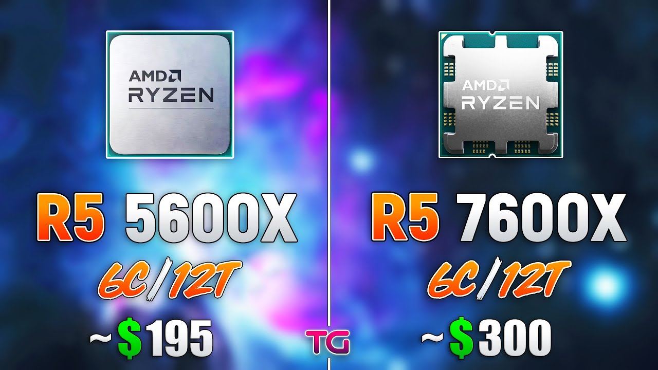 Ryzen 5 5600X vs Ryzen 5 7600X - How Big is the Difference? 