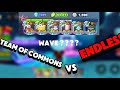 Team Of Commons VS Endless🚨 (SpongeBob Tower Defense