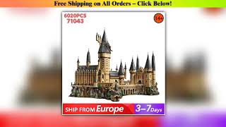 6020pieces Magic School Castle Building Blocks Adults Construction Model Bricks for Birthday Gifts