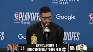 Celtics Jayson Tatum After Blowing A 20 Point Lead In Game 1 Vs The Knicks