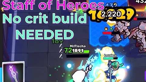 Knight’s Edge - NO CRIT NEEDED Staff of Heroes build