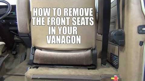 GoWesty : How to Remove a Vanagon Front Seat