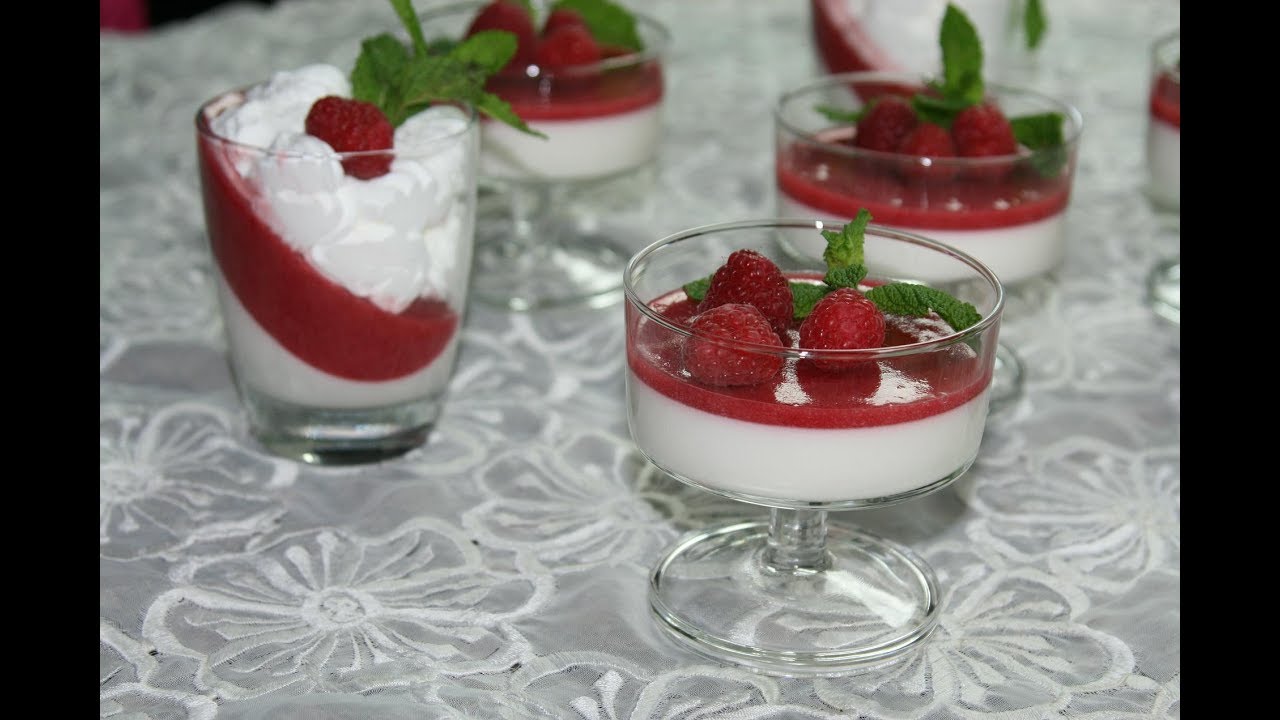 Panna Cotta Aux Fruits Rouges Youtube