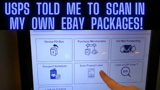 How To Use USPS Self Service Kiosk To Scan In eBay Packages