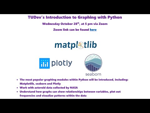 TUDev Graphing with Python Workshop!
