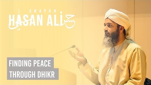 Finding Peace through Dhikr