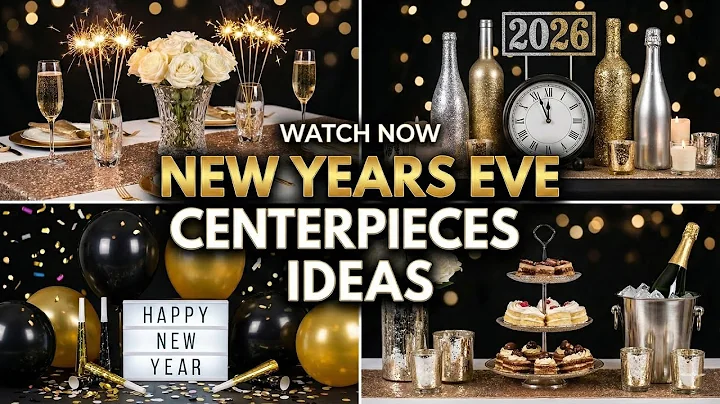 142+ New Years Eve Centerpieces Ideas | New Year Centerpiece Ideas, Elegant & DIY Table Decor
