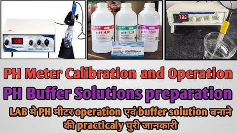 Digital PH meter | PH meter calibration and working | PH buffer solution | PH testing | handling