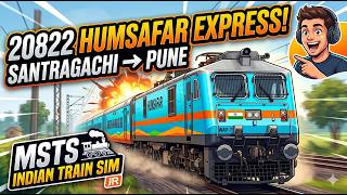 20822 / Santragachi - Pune Humsafar Express | MSTS | P-3 | DIVA-PUNE #train #openrails