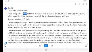 Galatians Chapter 1 One NIV Bible Reading Audio Bible