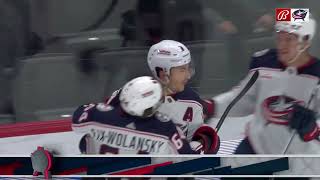 Zach Werenski Scores on a Breakaway for his 5th of the Season