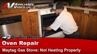Maytag Stove Repair  Not Heating Correctly, Long Bake Times  Igniter
