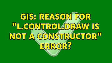 GIS: Reason for "L.Control.Draw is not a constructor" error? (2 Solutions!!)