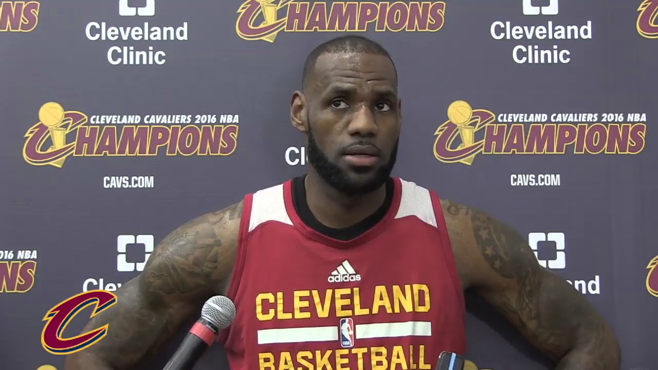 LeBron James pregame interview | NBA Finals | Game 3 - YouTube