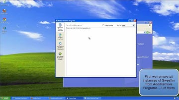 How to uninstall (remove) SweetIM Toolbar (or sweetpacks search, homepage)