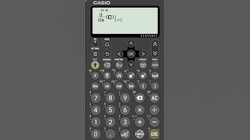 Calculate Derivatives at a Point with the CASIO fx-991CW!