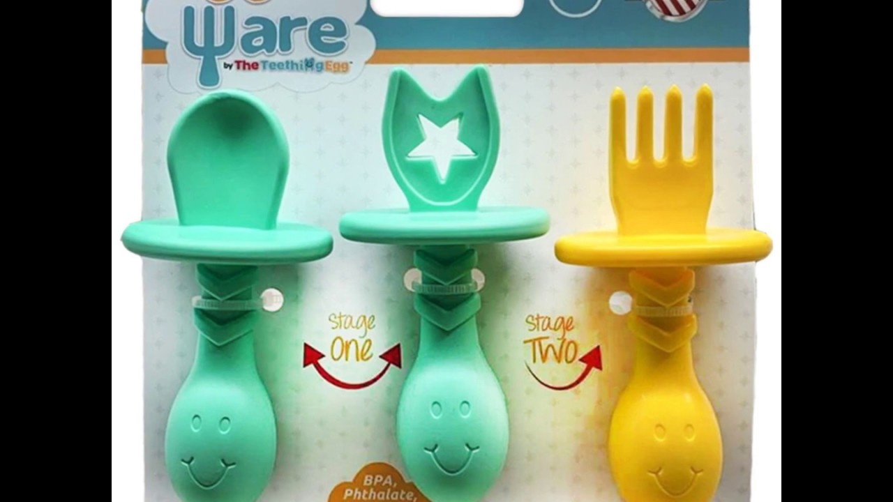 teething egg utensils